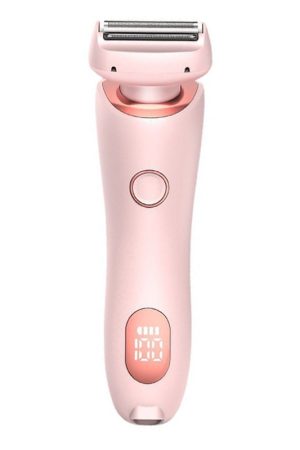 New Multifunctional LED Display Women's Dual-Head Hair Trimmer - Waterproof Rechargeable Electric Shaver for Armpit, Bikini & Body Hair Removal